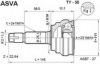 ASVA TY-35 Joint Kit, drive shaft